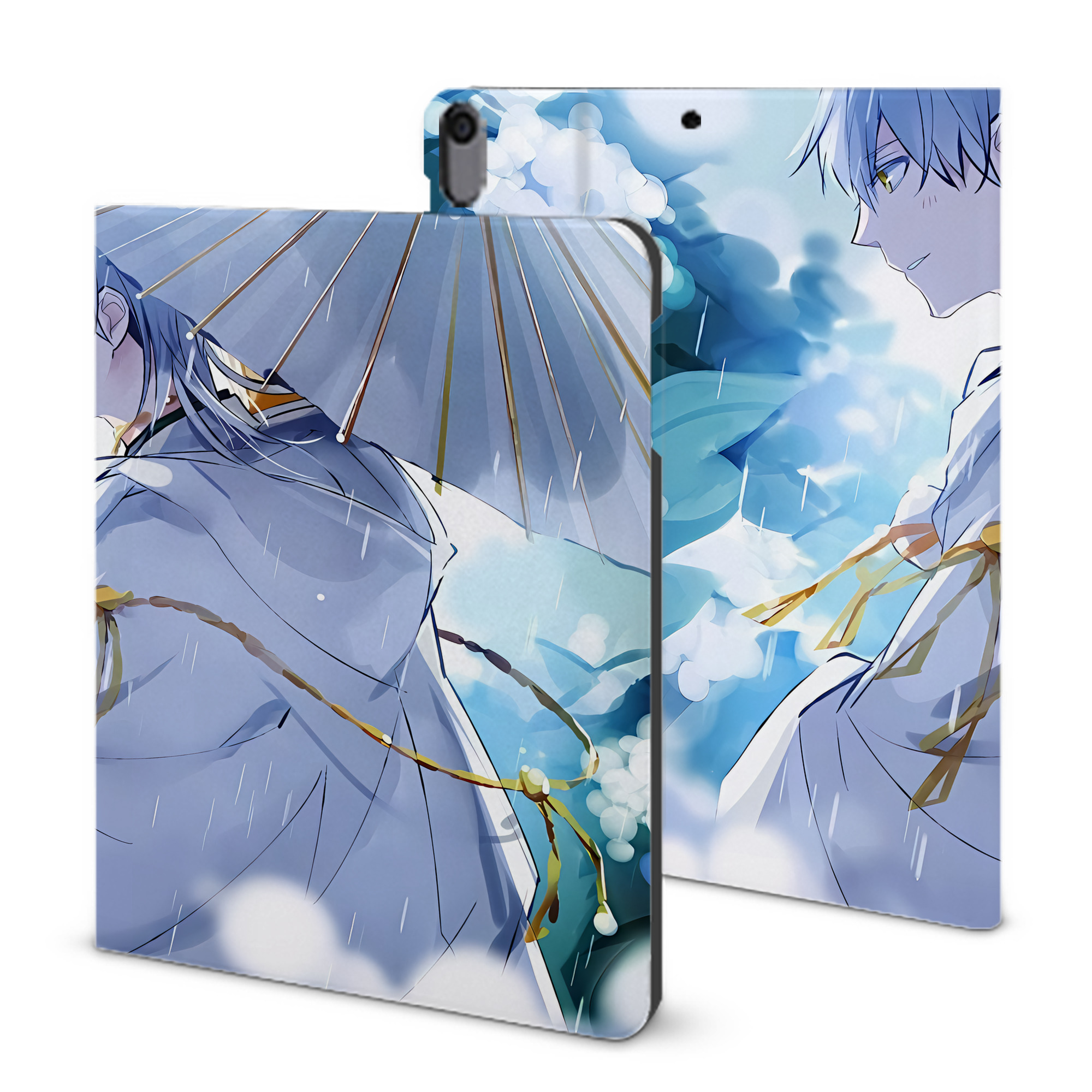 （画像用） 刀剣乱舞 Touken Ranbu IPad ケース ブック型 PUレザー TPU 耐衝撃 軽量 薄型 ペン収納なし 全面保護 IPad 各モデル対応